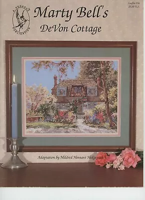 Marty Bell DeVon Cottage Pegasus Hedgepath Counted Cross Stitch Pattern • $8.99