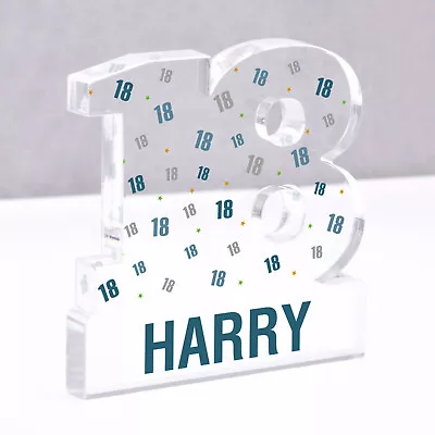 18th Birthday Gift For Boys Son Him Personalised 18 Today Birthday Age Keepsake • £13.95