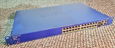 NETGEAR ProSafe 24 Port Gigabit Poe FS728TPv2 Smart Switch • £9.99