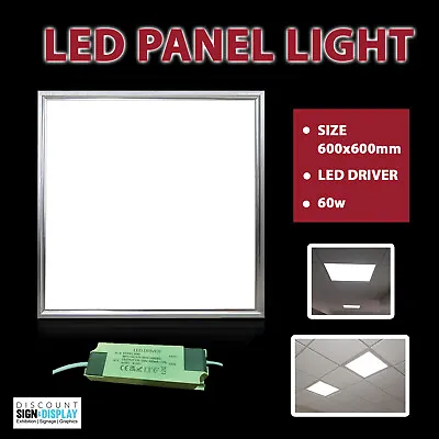 £17.99 • Buy LED Panel Lights Ceiling Light 600x600 Flat White Bright LED CEILING PROJECTION