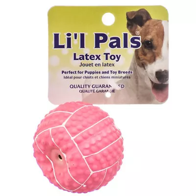 Lil Pals Latex Mini Volleyball For Dogs Pink • $33.45