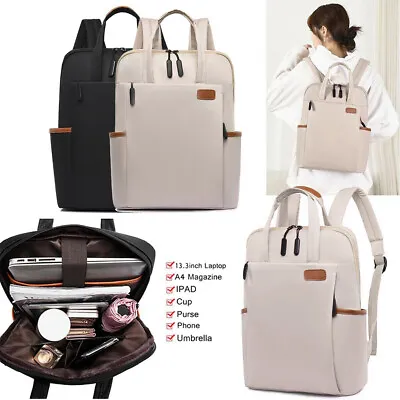 Women Girls Laptop Backpack Rucksack Shoulder Bag Work Travel School Teenager AU • $27.25