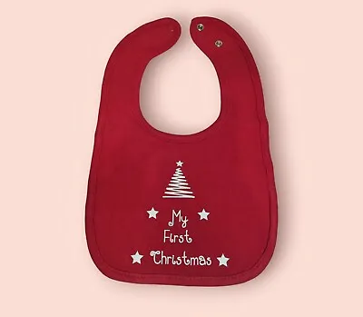 My First Christmas Bib • £4.50