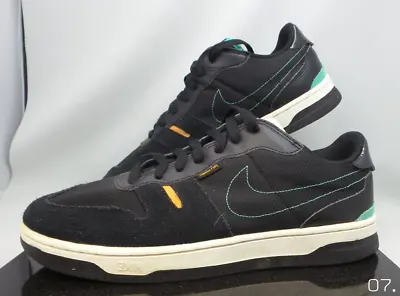 Nike Squash Type Menta Mens Black Lace Up Athletic Sneakers Shoes Size 9 #26 • $33