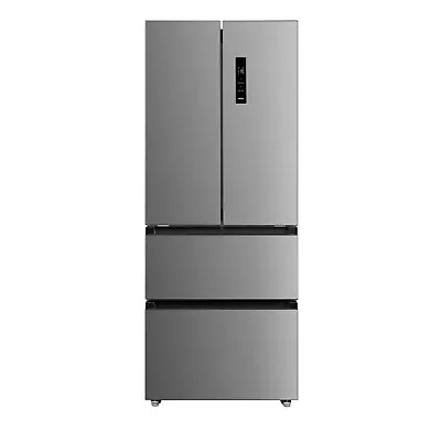 ElectriQ 391 Litre French Style American Fridge Freezer - Stainless St EiQFD70FF • £549.92