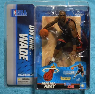 New Mcfarlane Dwyane Wade Miami Heat Series 9 T-1 • $32.99