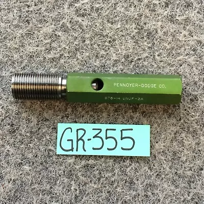 7/8-14 UNJF-3A Thread Ring Plug Set Gage ~ Go Only PD .8286 CNC TOOL • $80.96