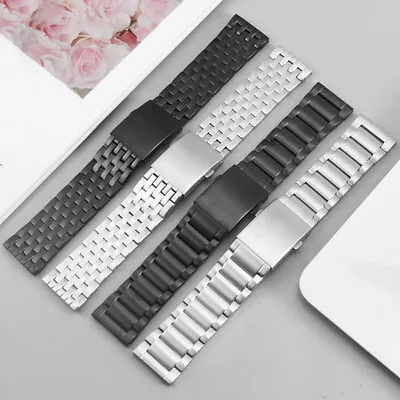 Solid Metal Stainless Steel Watch Strap Mens High Quality Band 22-30 For Diesel  • £25.88