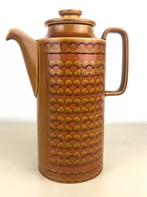 HORNSEA Pottery SAFFRON Ceramic Coffee Pot 1970s Vintage Retro • £12.95