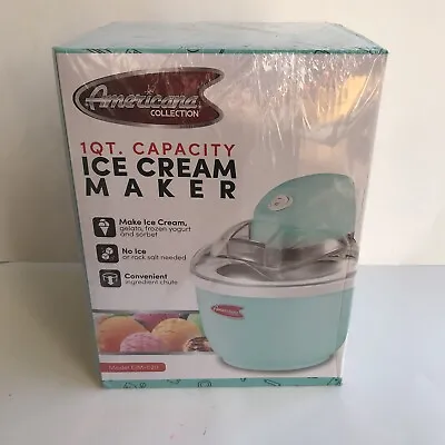 Americana Collection 1 Qt Ice Cream Yogurt Sorbet Maker EIM-520 VTG Green • $29.88