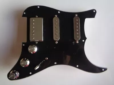 £244.66 • Buy Handmade Prewired HSS Neodymium Strat Pickguard Multi-Config. By Two Pp Switches
