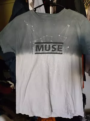 $7.99 • Buy Muse British Band Constellation Tie Dye Two Tone Shirt Medium Unisex