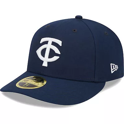 Men's New Era Navy Minnesota Twins Oceanside Low Profile 59FIFTY Fitted Hat • $41.99