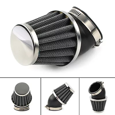 2x 50mm Air Cold Filter Cleaner Fit Motorcycle Scooter ATV Pit Dirt Bike Honda • £11.77