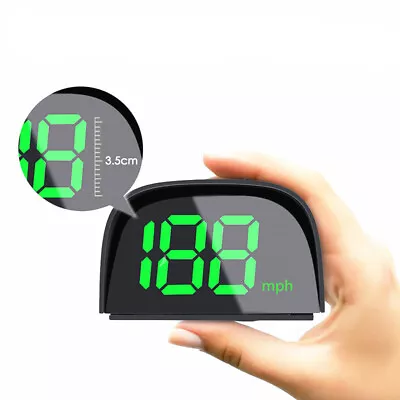 Digital GPS Speedometer Universal Car MPH HUD Headup Display Overspeed Plug Play • $20.99