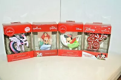 U PICK Hallmark 3  Little PONY Minnie MOUSE Mermaid Christmas TREE Ornament 2019 • $5.59