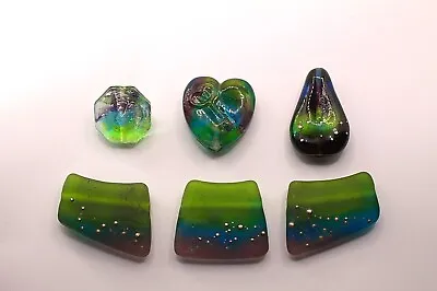 Bespoke Lampwork Glass Focal Beads By FunkeeGlass Group#6 • £20