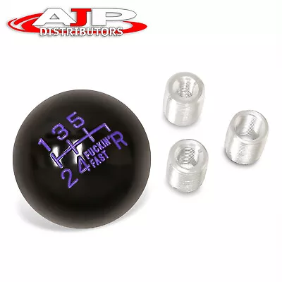 4OZ 2  Hand Lever Gear Box Shifter Round Ball Type Shift Knob Purple For Eagle • $12.99