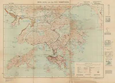 $2750 • Buy 1949 War Office Map Of Hong Kong