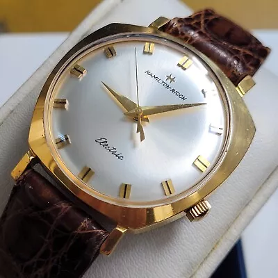 Hamilton Ricoh  Electric Vintage Asymmetrical Case Watch  • $600