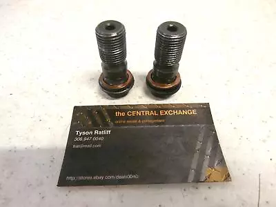 $19 • Buy 2004 Yamaha V Star 1100 Xvs1100 Silverado Engine Motor Oil Line Hose Banjo Bolts