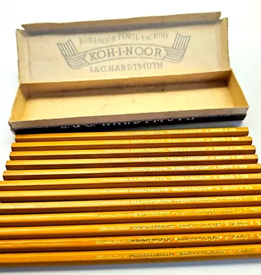 Vintage Wood Pencil Czechoslovakia Koh-I-Noor  Hardtmuth In Box 1500 • $7.99