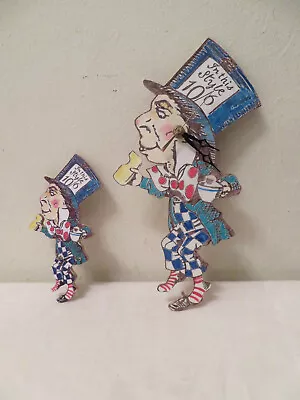 Set Of 2 Lark Rise Designs Mad Hatter Clock And Key Holder • $19.99