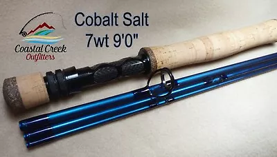 Coastal Creek Outfitters Cobalt Salt Fly Rod 7wt Beautiful Ships Today • $169