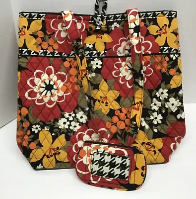 Vera Bradley Bittersweet Large Shoulder Bag With Matching Coin Purse • $29.99