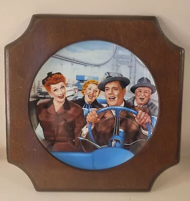 Hamilton Collection  I Love Lucy  8.75  Plate  California Here We Come  1989  • $15.95