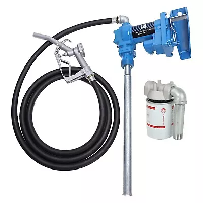 12V 20GPM Fuel Transfer Pump Diesel Gas Gasoline Kerosene W/ Particulate Filter • $210.07