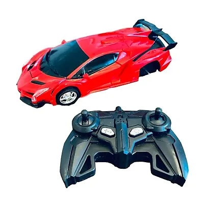 Transformer Sports Car Robot Mindscope Turbo Twister Red Remote Control Toys • $32.99