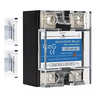 CG Solid State Relay SSR-40DD DC To DC Input 3-32VDC To Output 5-240VDC 40A Sing • $15.18