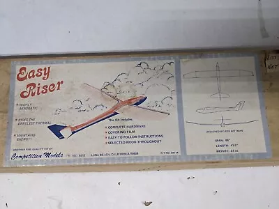 86  Competition Models Easy Riser Sailplane Ron Wittman Vintage Glider Balsa Kit • $150