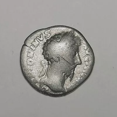 Roman Silver Denarius Coin Of Marcus Aurelius ( 161-180 AD )  Victory Seated  • £55