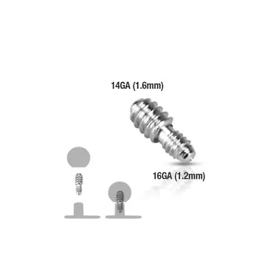 £3.70 • Buy Dermal Anchor - Expansion Extension Thread Micro Dermal Skin Diver #107