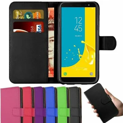 Case Cover For Samsung Galaxy S24 S23 S22 S8 S10 S7 Magnetic Flip Leather Wallet • £4.19