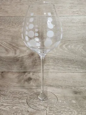 Mikasa Etched Dot Cheers Balloon Wine Glass  • $15