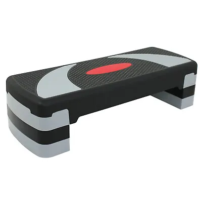 31  Aerobic Step Platform Exercise Stepper Workout Step Adjust 4 -6 -8  W/Risers • $31.58