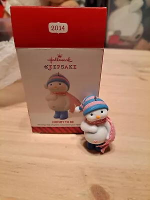 Mommy To Be Hallmark Keepsake Christmas Ornament 2014 Mother Snowwoman Pregnant • $8.95