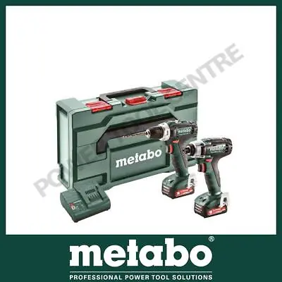 Metabo 685166000 Cordless 12V Combi Drill & Impact Driver 2Ah Kit With Carry Box • £199.99