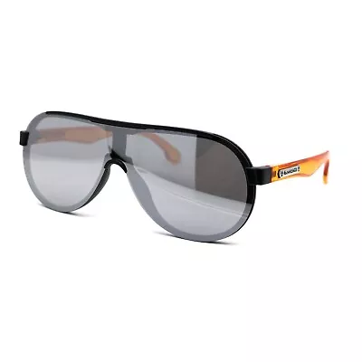 Biohazard Mens Exposed Lens Edge Plastic Shield Racer Sunglasses • $12.95