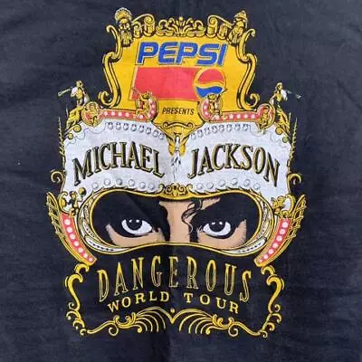 Michael Jackson Pepsi Dangerous Tour T-shirt New Mint • £160.70