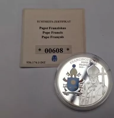 Franciscus P.M.  2013 With SWAROVSKI Excellent Condition Coins Token Vatican  • $10.56