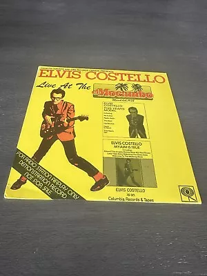 Elvis Costello - Live At The El Mocambo - CBS - Promo LP - VG+/VG+ • $49.99