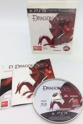 Dragon Age: Origins Game Manual Inc. Playstation 3 PAL • $10