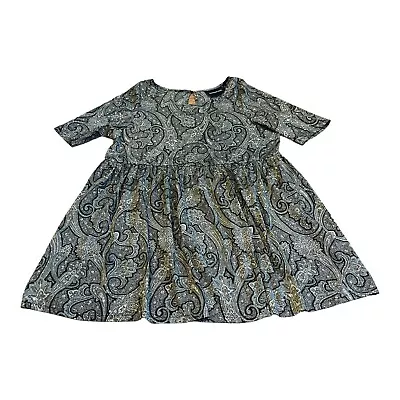 Minkpink Womens Short Sleeve Tunic Paisley Dress Size Medium • £8.99