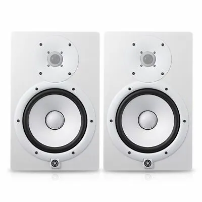 2x Yamaha HS7 Studio Monitor Speakers (White) Music Production Reference - Pair • £488