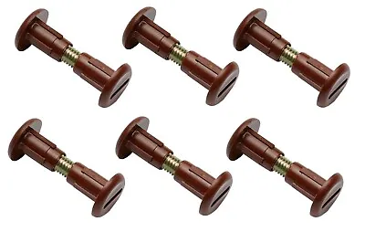 Furniture Cabinet Connecting Bolts Brown 27mm To 32mm X M6 - Select Quantity • £8.99