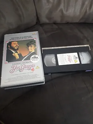 Yes Giorgio VHS Big Box Rare Pavarotti MGM Music Drama • £3.99